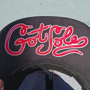 TikTok Hat Cap Ballcap Got Sole Content Creator Sneakerhead Black Adjustable